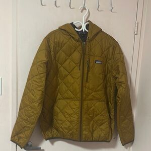 Patagonia Quilted Jacket in Tan colour